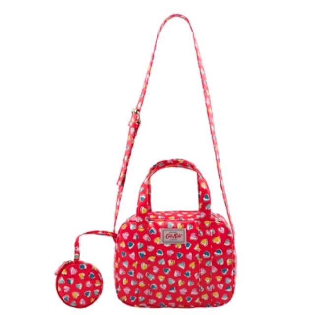 Cath Kidston Multi Hearts Mini Zip Bag