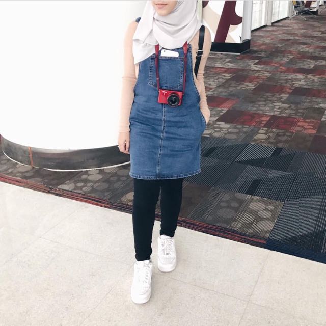 overall skirt jeans