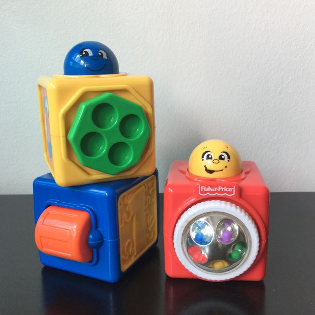 Fisher Price Stacking Action Blocks (6M+), Babies & Kids, Infant