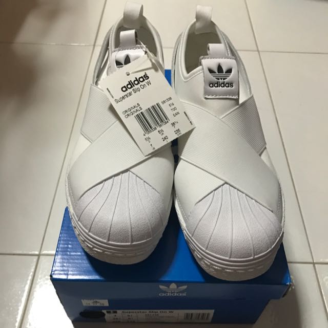 Original White Adidas Slip On White 