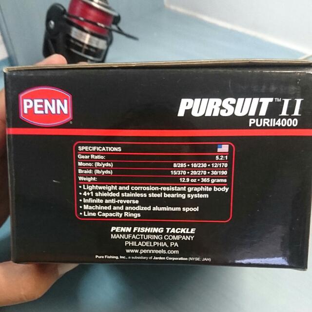 Penn Pursuit II 4000, Sports Equipment, Fishing on Carousell