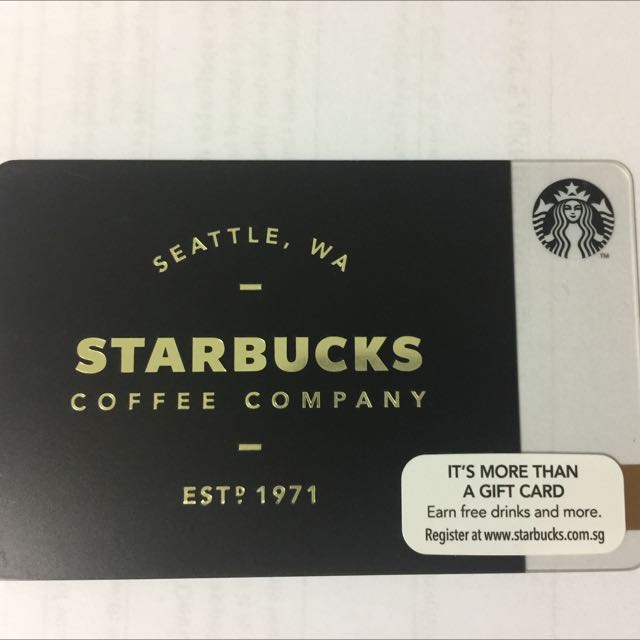 Starbucks Card, Tickets & Vouchers, Vouchers on Carousell