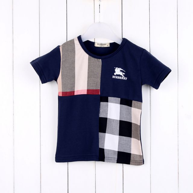s-xxl 1-7岁 巴宝莉 burberry童装 儿童圆领短t 男款纯棉圆领短t 舒适
