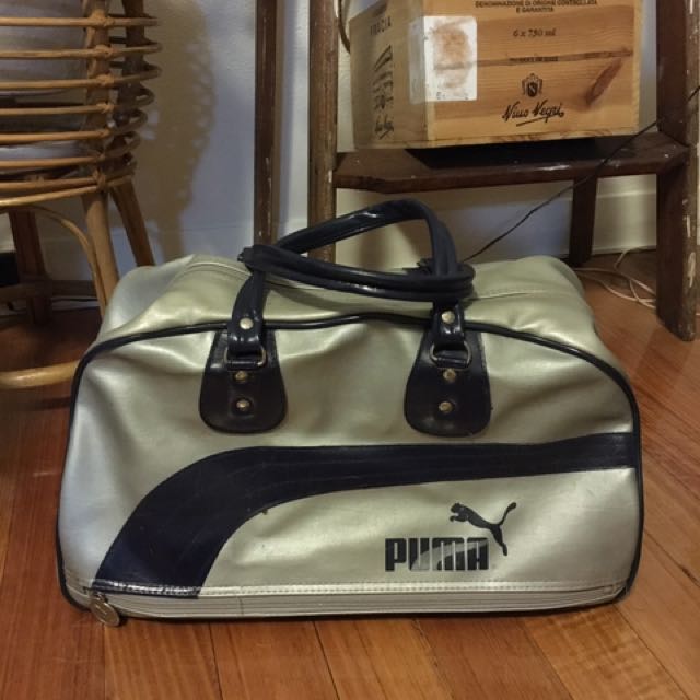 vintage puma sports bag