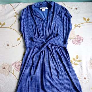 Blue Pregnancy Dress