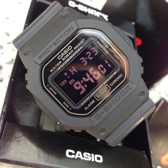 Casio G Shock Military Watch Dw 5600ms 1hdr Men S Fashion Watches On Carousell