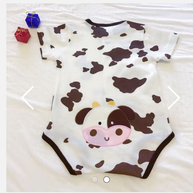 cow romper baby