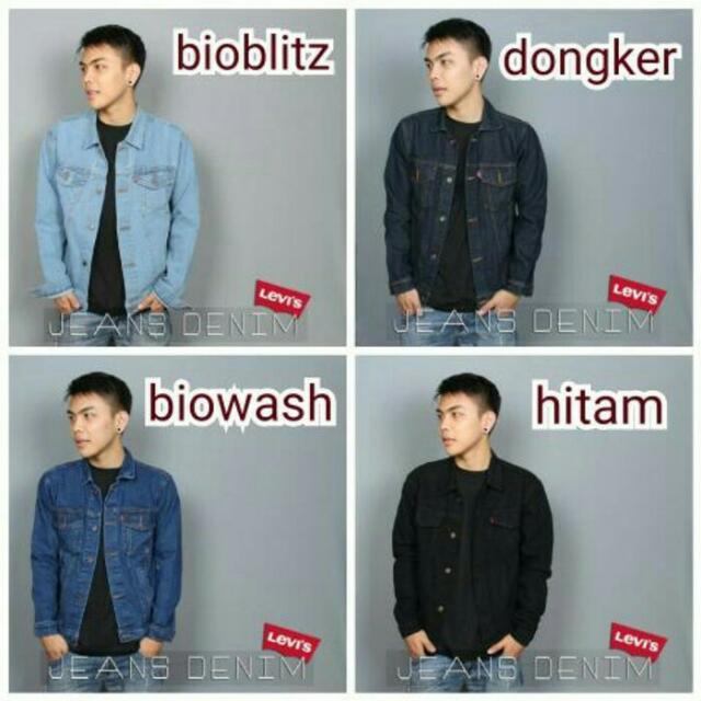 jaket denim levis pria