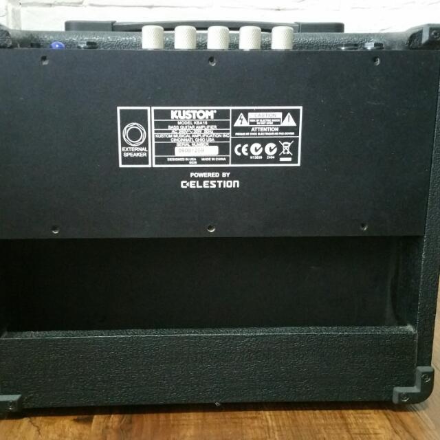 Kustom KBA16 Bass Guitar Amp, Hobbies & Toys, Music & Media, Music