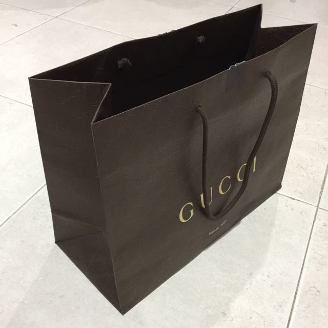 paper bag gucci original