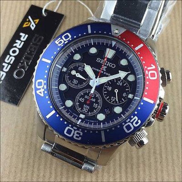 Seiko men's ssc019 solar diver chronograph watch 2025