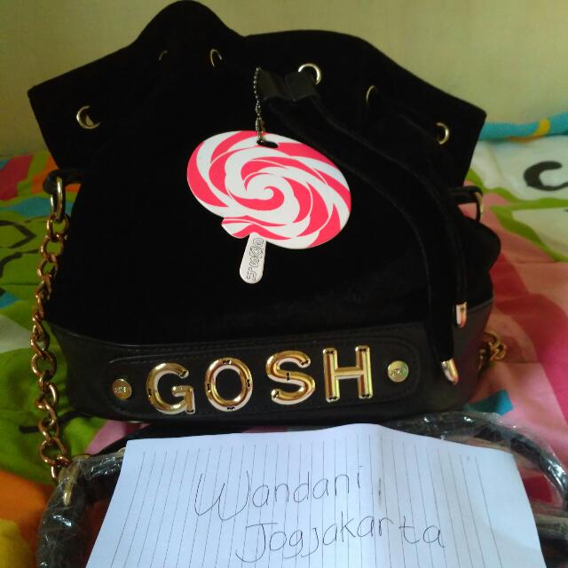 Tas Gosh Bludru Women S Fashion Women S Bags Wallets On Carousell