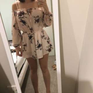 FLORAL PLAYSUIT