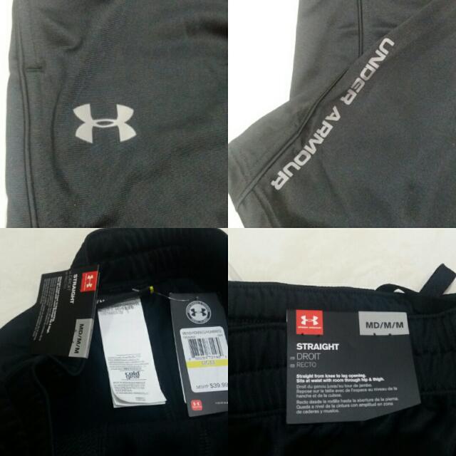 under armour straight droit recto pants