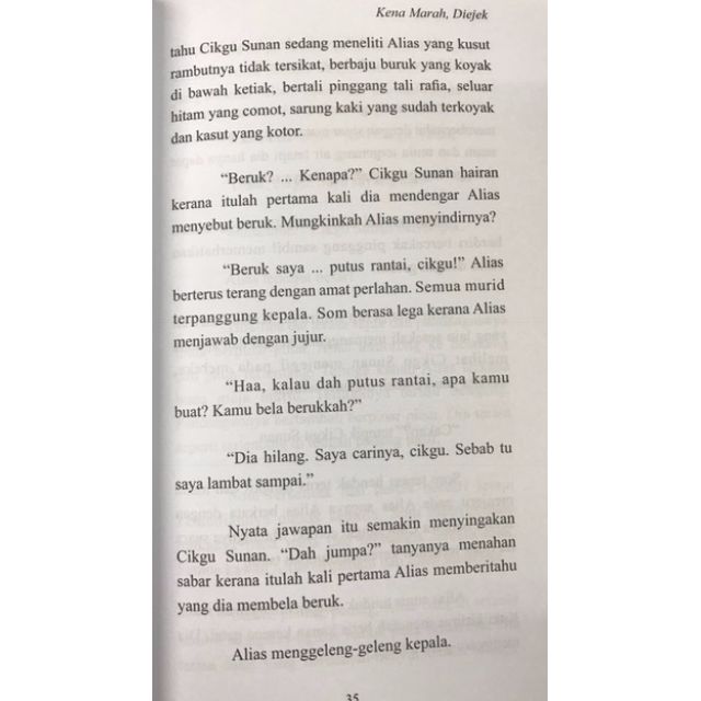 Jumlah Muka Surat Novel Chot