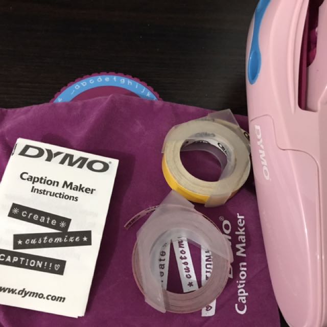 dymo caption maker