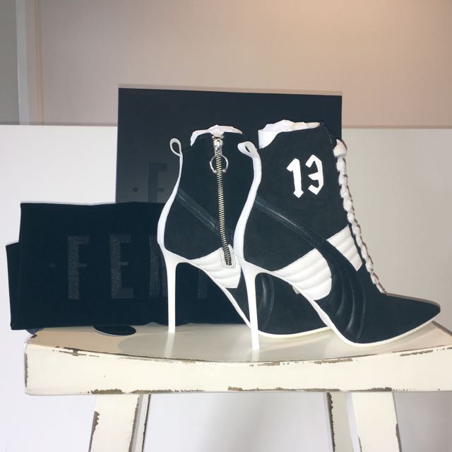 Fenty By Rihanna Suede Puma Heels Women S Fashion Shoes On Carousell