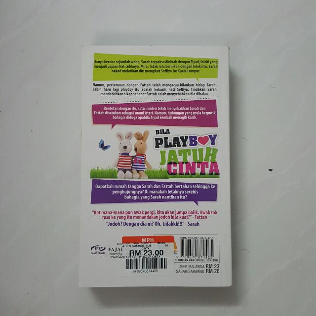 Malay Novel Bila Playboy Jatuh Cinta Airus Nitra Hobbies Toys Books Magazines Children S Books On Carousell