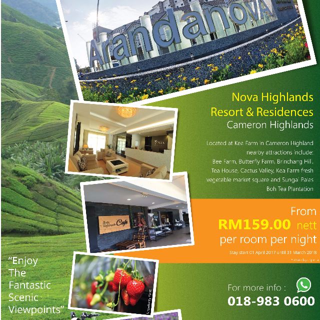 nova highlands resort and residence website