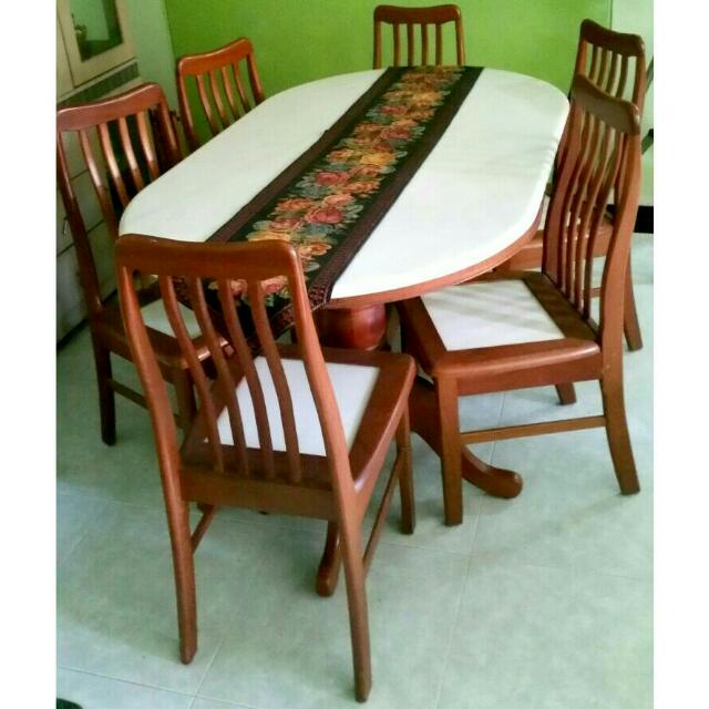 Oval Marble Dining Table Set Furniture Tables Chairs On Carousell Shop wayfair for all the best marble oval kitchen & dining tables.