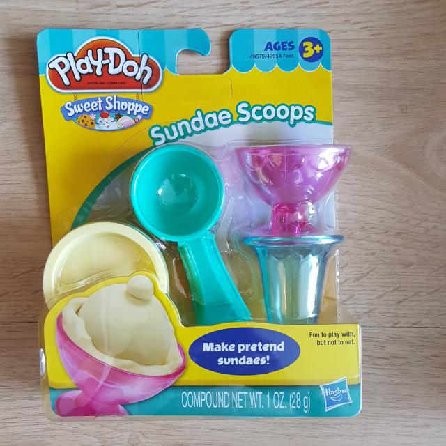 play doh sundae scoops