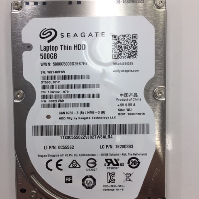 Seagate Laptop Thin Hdd 500gb Electronics Computer Parts Accessories On Carousell