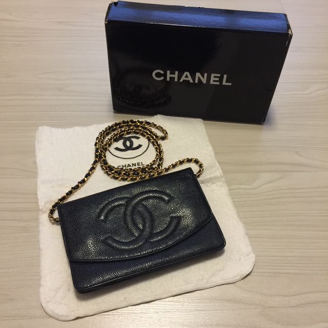 Chanel CC Timeless Wallet on Chain