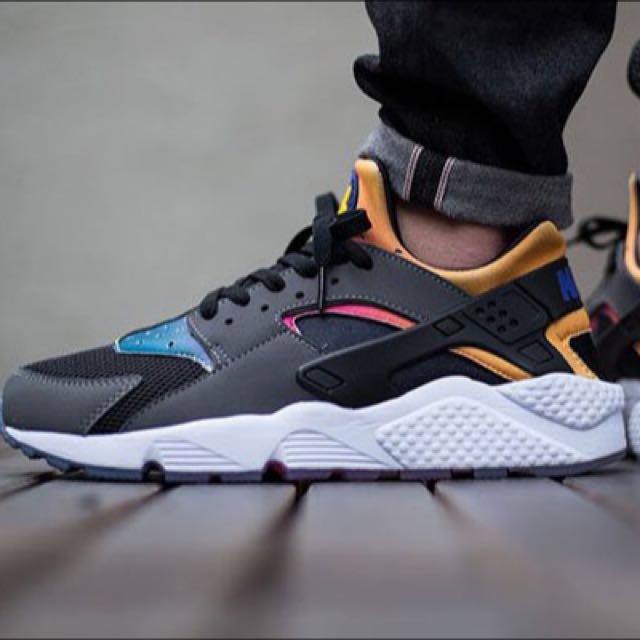 rainbow huarache shoes