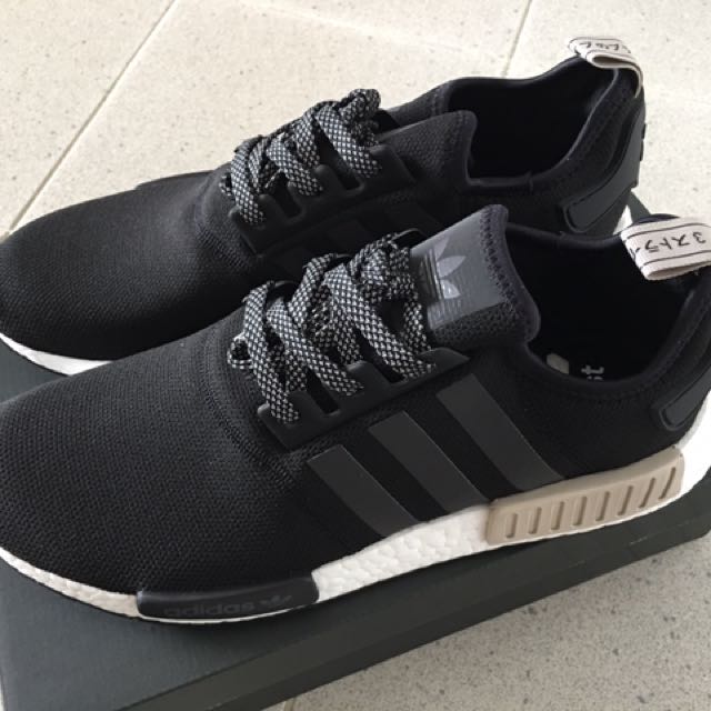Adidas nmd mens shoes black e amp; white store
