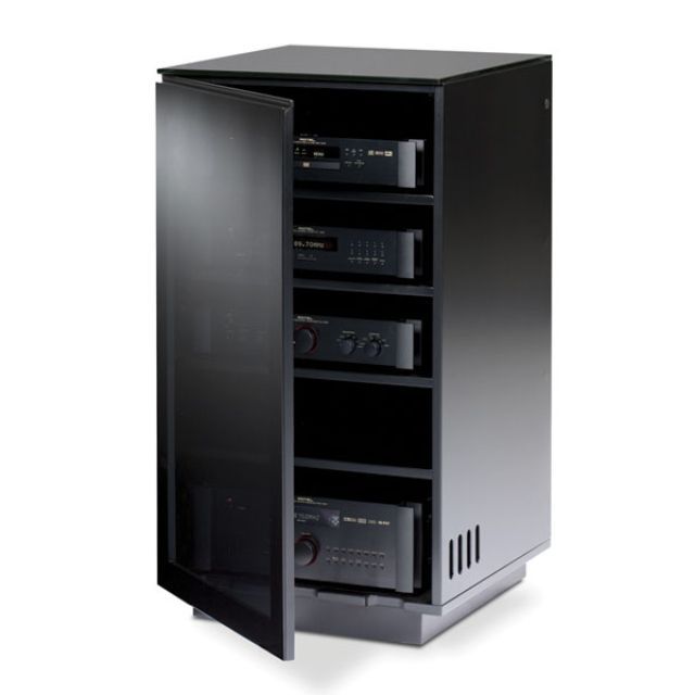 New Stock Bdi Mirage 8222 Black Tv Avr Console Audio Cabinet Furniture Others On Carousell