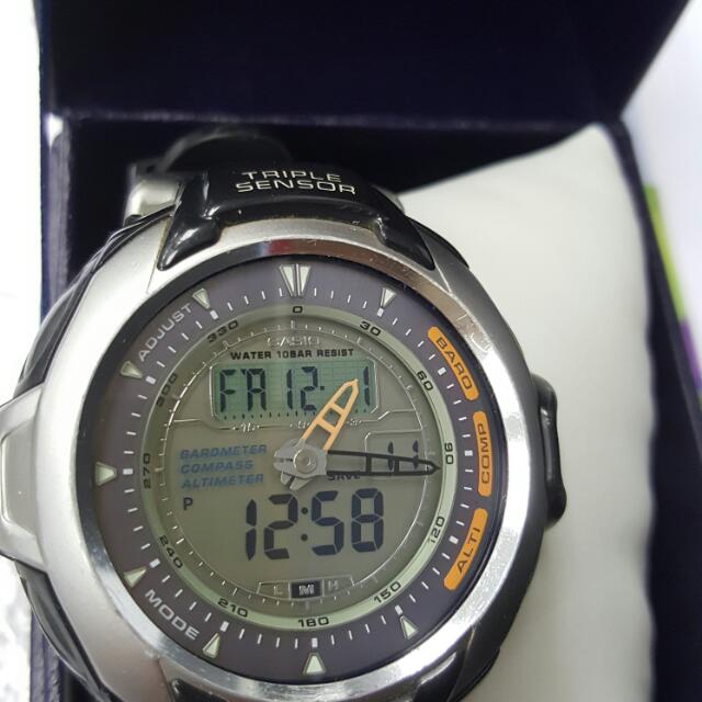 casio protrek barometer