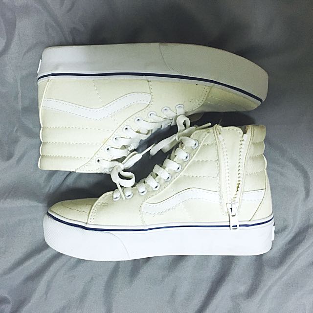 vans shoes cream