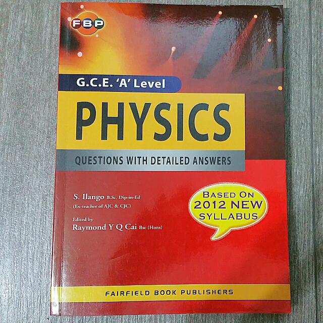 Gce A Levels Physics Qns With Detailed Answers Hobbies Toys Books Magazines Textbooks On Carousell