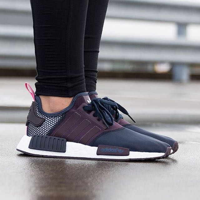 LIMITED] Adidas NMD R1 Navy / Burgundy 