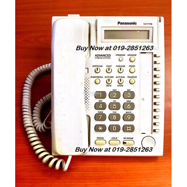 Panasonic Hybrid Keyphone System Telephone KXT7730 with LCD & Speaker