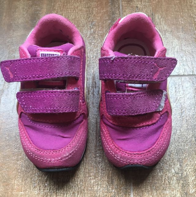 pink and purple pumas