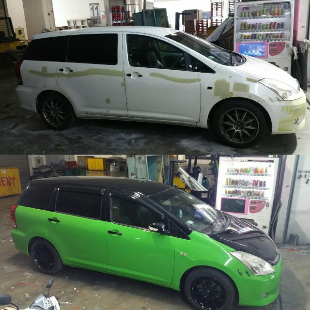 Toyota Wish Makeover Interior And Exterior Hp 84903369 Www