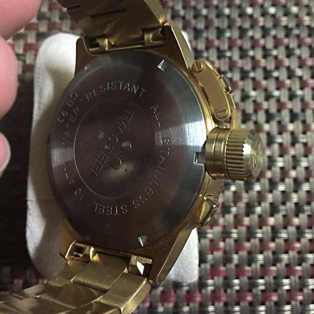 TW Steel CB93 Canteen Bracelet Chronograph Men s Watch 46mm Gold