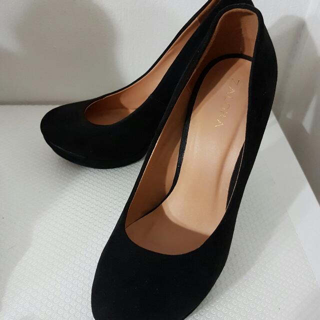 Zalora High Heels (Black), Women's Fashion, Footwear, Heels on Carousell