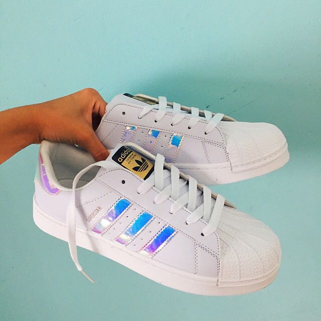 Adidas Superstar Holographic Shoes 