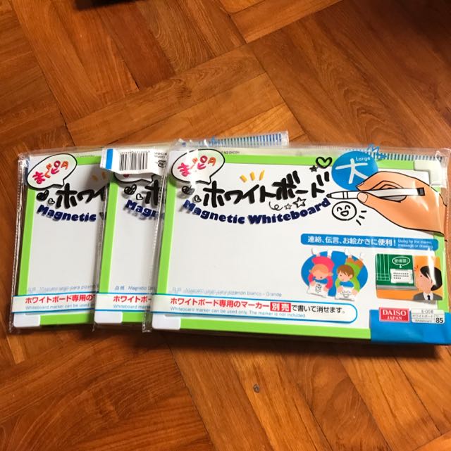 Daiso Whiteboard, Hobbies & Toys, Stationery & Craft, Other
