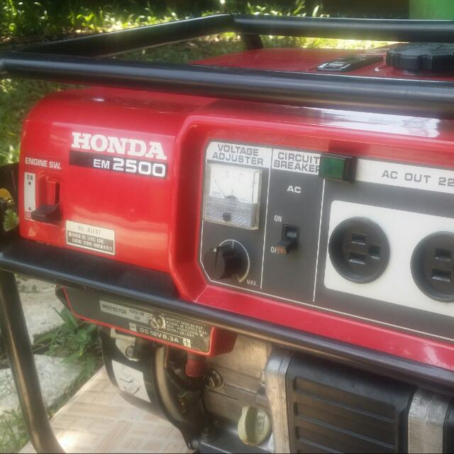 Genset Honda Japan Em2500x, Perabotan Rumah di Carousell