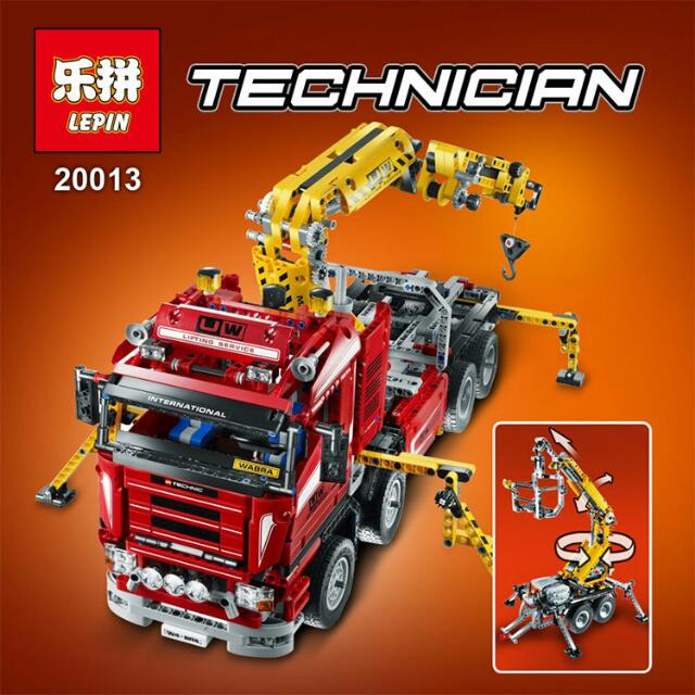 LEPIN 20013 TECHNICS Crane Truck Hobbies Toys Toys Games on