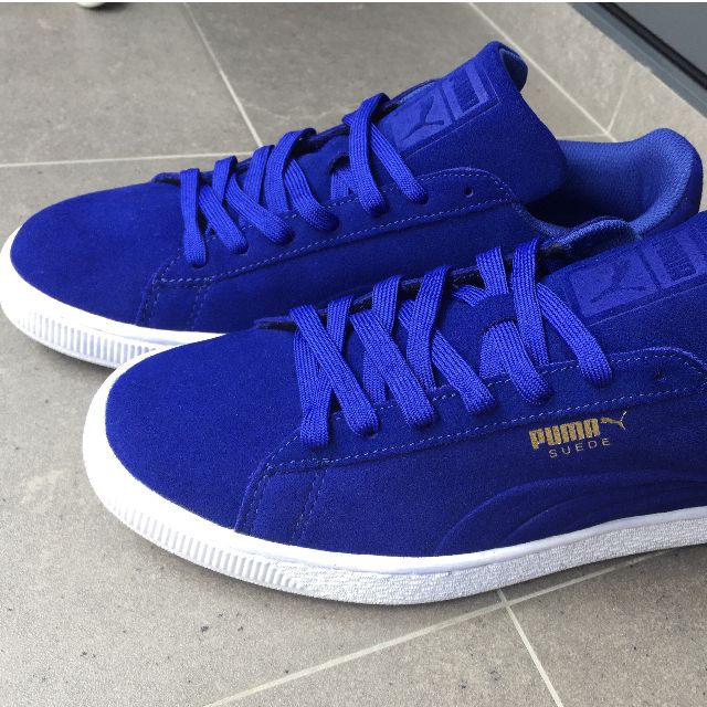 puma suede debossed