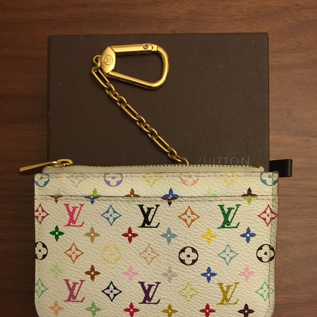 AUTHENTIC LOUIS VUITTON Multicolor Key Pouch, Luxury, Bags & Wallets on  Carousell