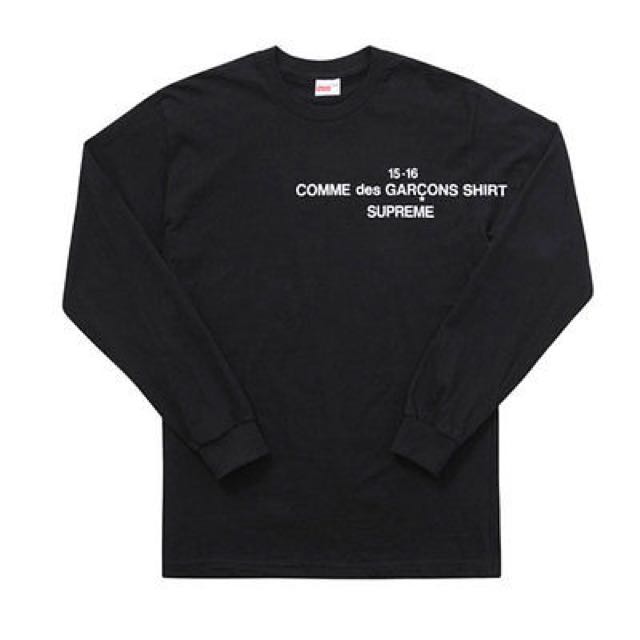 Supreme comme des garcons long sleeve outlet