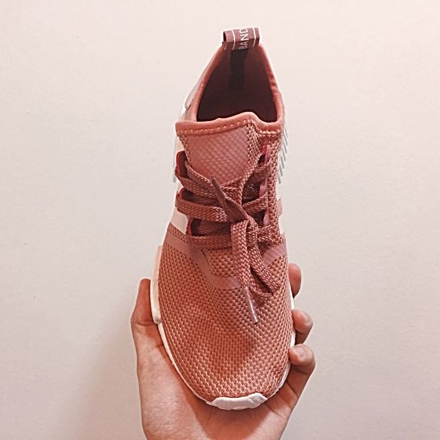 Authentic Adidas NMD R1 Salmon Pink Women s Fashion Footwear Sneakers on Carousell