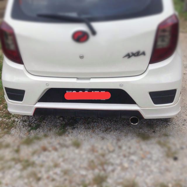 Rear on sale bumper axia