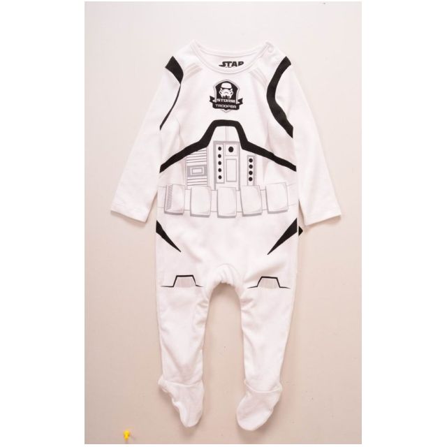BN Instock Storm trooper baby onesie