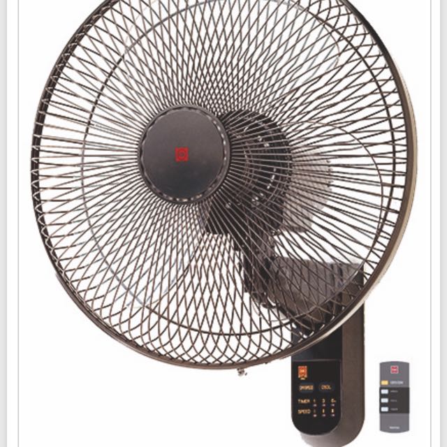 Used set KDK Or Panasonic fan Wall Mount, With wall bracket and